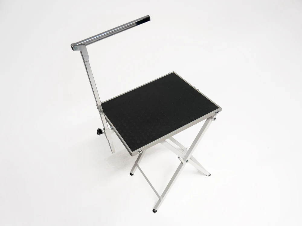 Folding Veterinary Grooming and Examination Table - White (Rectangular Top Table) | TrioCare-6015